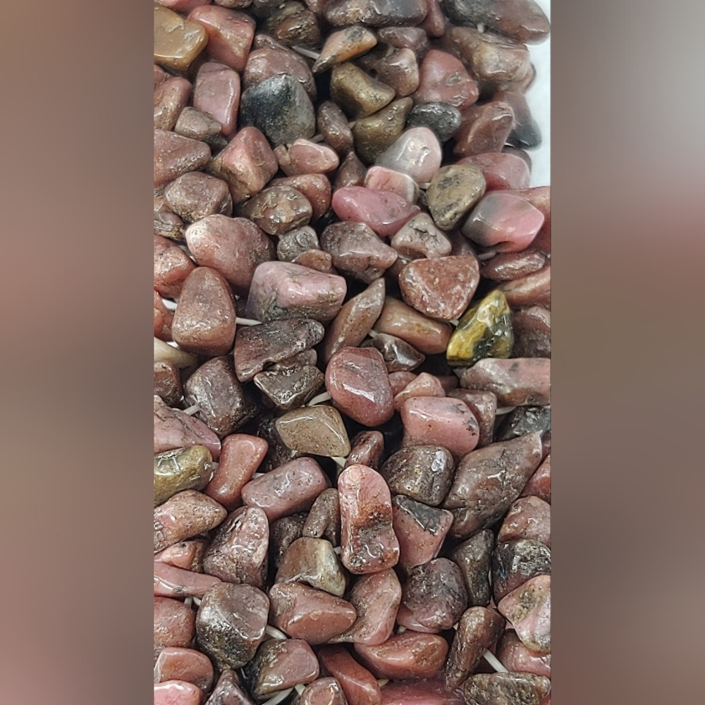 Rhodonite Chip Stretch Bangle - image 6